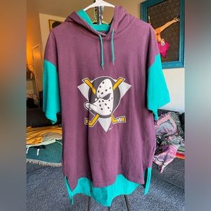 Mighty Ducks hooded t shirt